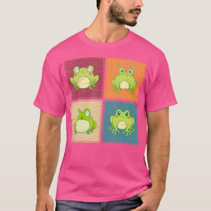 Camiseta Amante de os animais da Natureza Kawaii Amphibian 