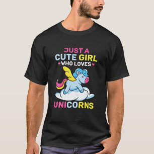 Camiseta Amante de os animais De Fantasia Apenas Uma Garota