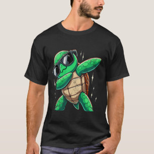 Camiseta Amante de os animais De Tartaruga Do Mar Dabbing S