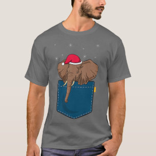 Camiseta Amante de os animais de Zoológico de Natal Feliz A