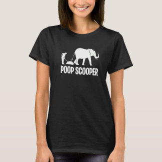 Camiseta Amante de os animais do Detentor do Zoo do Poop Sc