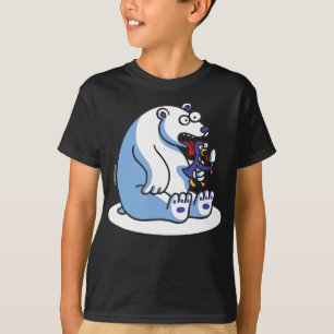 Camiseta Amante de os animais Engraçado do Sorvete Pinguim