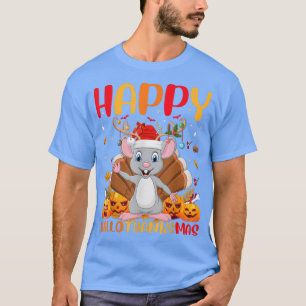 Camiseta Amante de os animais Engraçado Feliz Rato OláObrig