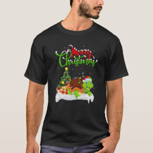 Camiseta Amante de os animais Engraçado Tartaruga Xmas Tur