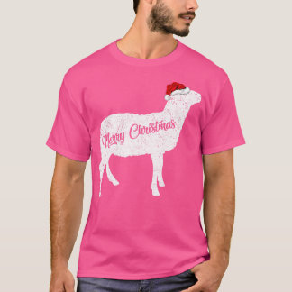 Camiseta Amante de os animais Engraçado Xmas Santa Hat Shee