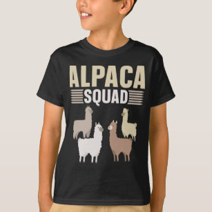 Camiseta Amante de os animais Funny Alpaca Squad
