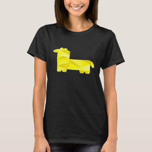 Camiseta Amante de os animais Geométrico Llama Legal Polygo