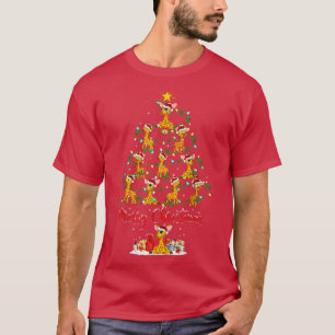 Camiseta Amante de os animais Girafa Correspondente Papais