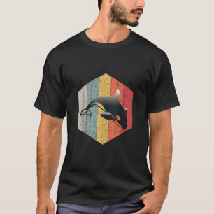 Camiseta Amante de os animais Oceano Orca Retro Estilo Assa