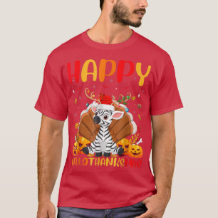 Camiseta Amante de os animais Zebra Engraçado Feliz Zebra O