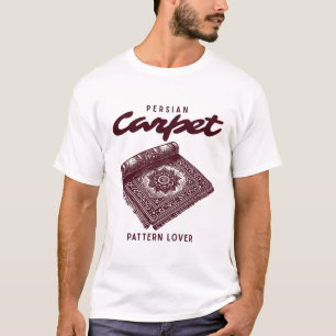 Camiseta amante de padrões de tapetes persas