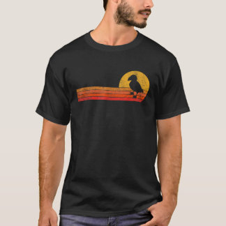 Camiseta Amante de Papagaio-do-mar Engraçado Retro Papagaio