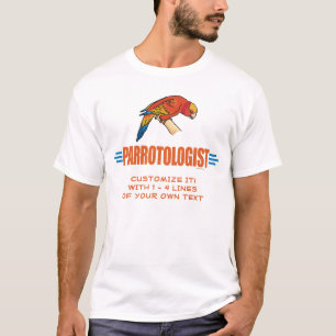 Camiseta Amante de Papagaio Engraçado