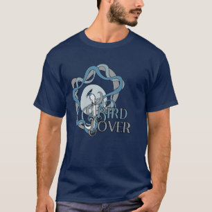 Camiseta Amante de pássaros com papa-moscas-do-paraíso-indi