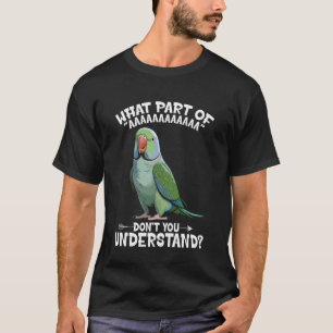 Camiseta Amante de Pássaros Guardião de Aves Qual Parte Ale