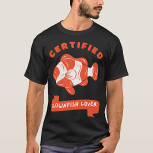 Camiseta Amante de Peixe-Palhaço Certificado