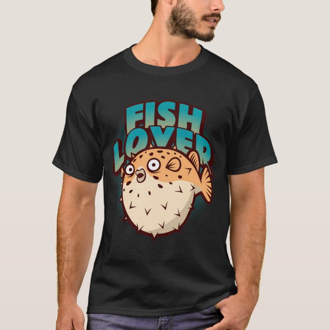 Camiseta Amante de Peixes (Frente)