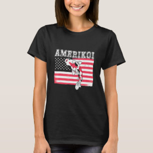 Camiseta Amante de Peixes Amerikoi Japoneses Koi Carp Nishi