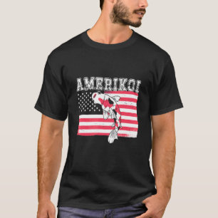 Camiseta Amante de peixes Amerikoi japoneses Nishikigoi