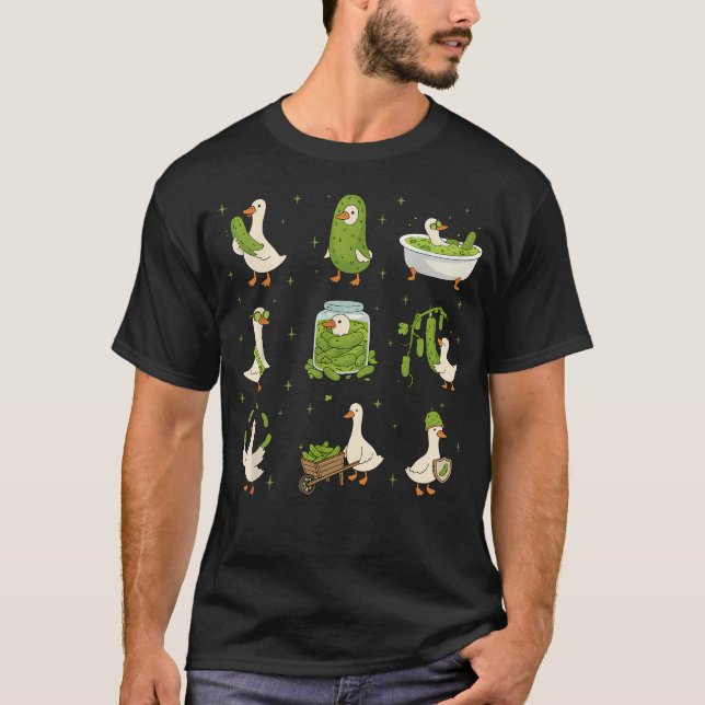 Camiseta Amante de Picles Engraçado Bobo (Frente)