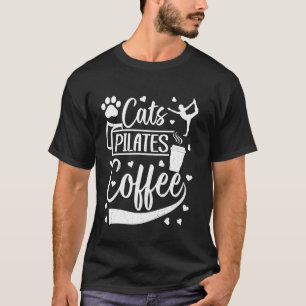 Camiseta Amante de Pilates - Gatos Pilates Café - Amante de