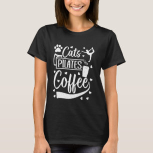 Camiseta Amante de Pilates - Gatos Pilates Café - Amante de