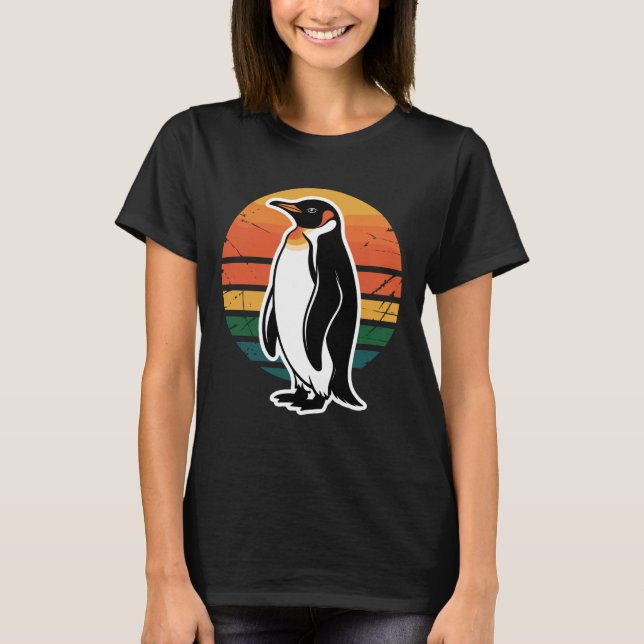 Camiseta Amante de Pinguim Engraçado (Frente)