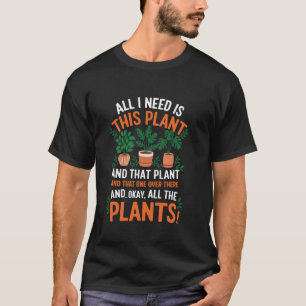 Camiseta Amante de plantas para jardineiros Engraçado Jardi