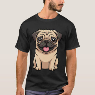 Camiseta Amante de Pug Fofo