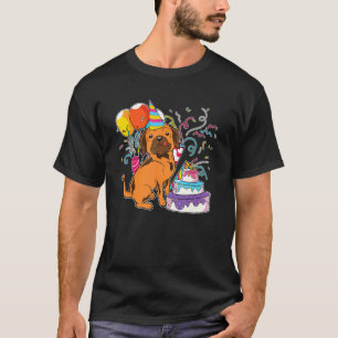 Camiseta Amante de Puggle Aniversário Infantil Dono de Cach