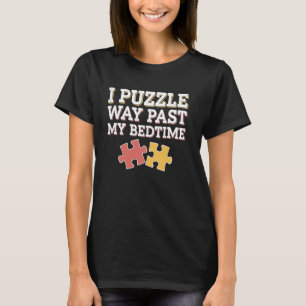 Camiseta Amante de Quebra-Cabeça Enigma - Eu Enigma Além da