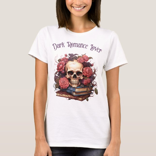 Camiseta Amante de Romance Sombrio (Frente)