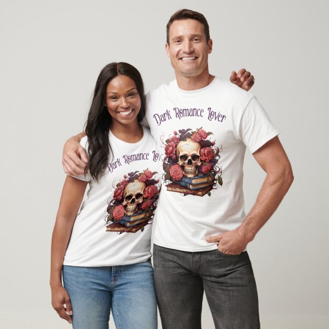 Camiseta Amante de Romance Sombrio (Unissex)