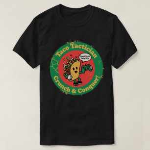 Camiseta Amante de Taco & Jogador "Tático de Taco Conquista
