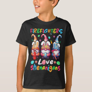 Camiseta Amante de Travessuras de Fantasias de Bombeiros Tr