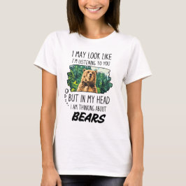 Camiseta Amante de Ursos Divertidos