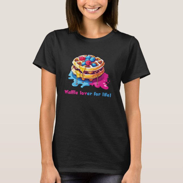 Camiseta Amante de waffle (Frente)