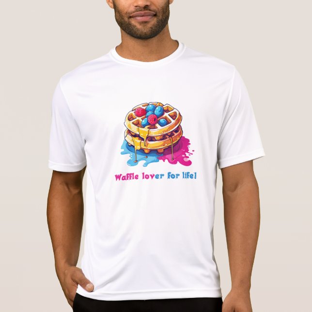 Camiseta Amante de waffle (Frente)