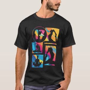 Camiseta Amante de Yoga de 17 Anos de Idade Menina Mulher
