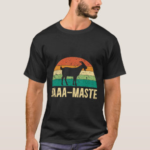 Camiseta Amante de Yoga Espiritual Meditação Cabra Senhora