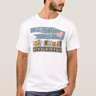 Camiseta Amante desavergonhado do gato
