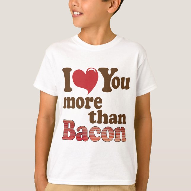 Camiseta Amante do Bacon (Frente)