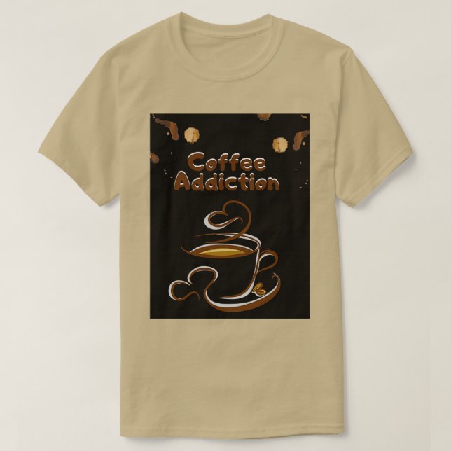 Camiseta Amante do café 8 (Frente do Design)