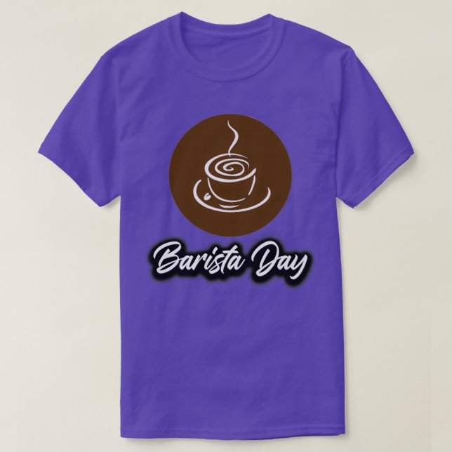 Camiseta Amante do café do dia da barista de 2022 (Frente do Design)