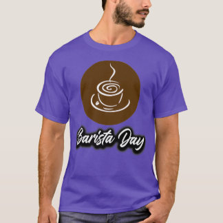 Camiseta Amante do café do dia da barista de 2022