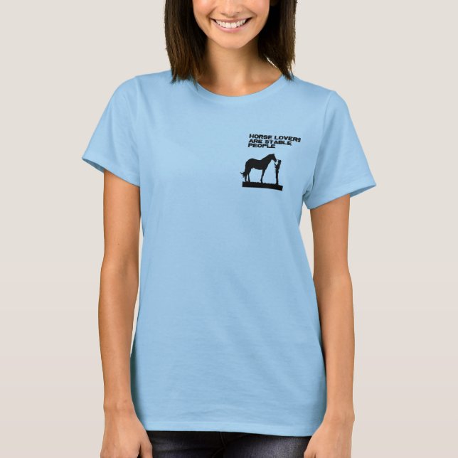 Camiseta Amante do cavalo (Frente)