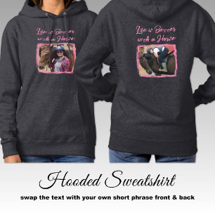 Camiseta Amante do cavalo 2 cinza rosa equestre equestre