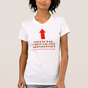 Camiseta Amante do chocolate de Chocoholic engraçado