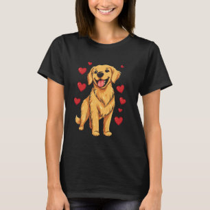 Camiseta Amante do Cute Golden Retriever