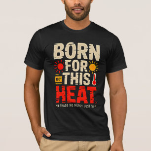 Camiseta Amante do Design de Calor Ousado para Buscadores d